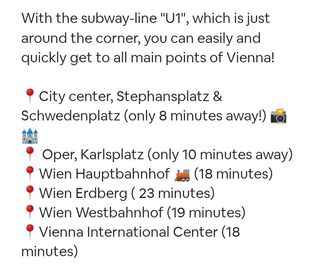 Center ! 3 Stops Away From The Center Of Vienna! Extérieur photo